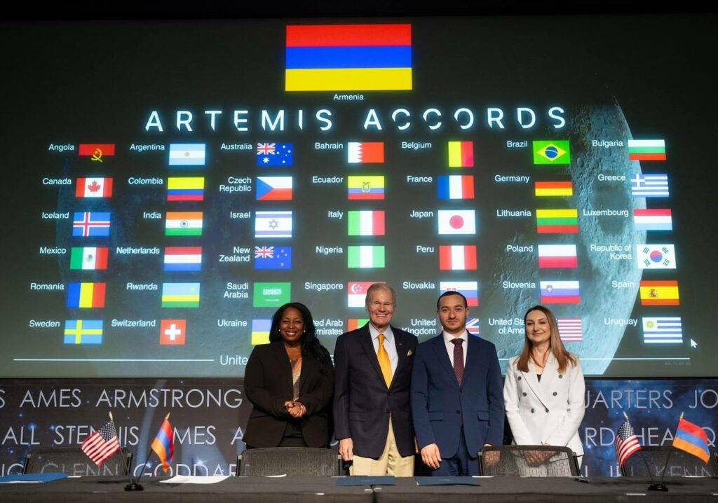 Հայաստանը միացավ NASA-ի Artemis լուսնի հետազոտման ծրագրին 1 Հայաստանը միացավ NASA-ի Artemis լուսնի հետազոտման ծրագրին